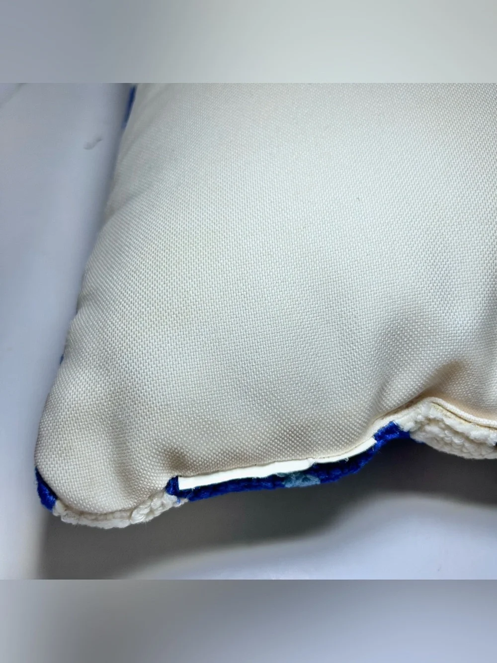 Handmade Tufted Crab Throw Pillow  16”X16” Nautical Coastal